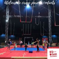 Atelier de cirque en duo parents-enfants - au CIAM. Du 27 au 26 mars 2022 à Aix-en-Provence. Bouches-du-Rhone.  12H30